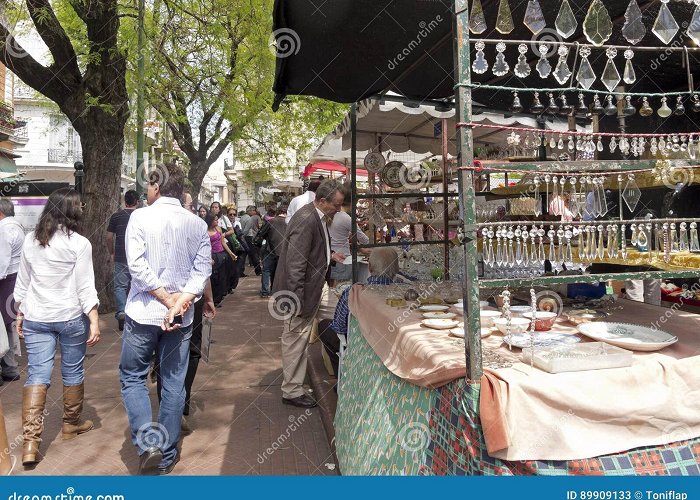 Plaza Dorrego Street Market in Plaza Dorrego in San Telmo, Buenos Aires ... photo