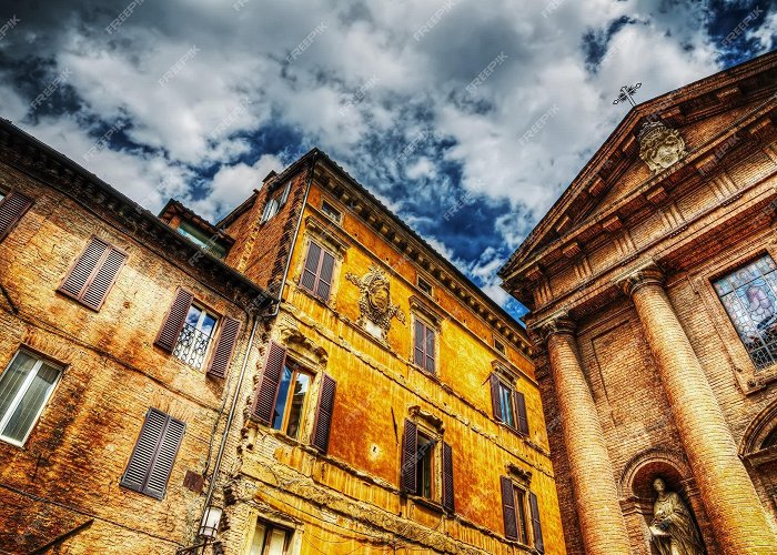 San Cristoforo Premium Photo | San cristoforo church and historic buildings in ... photo