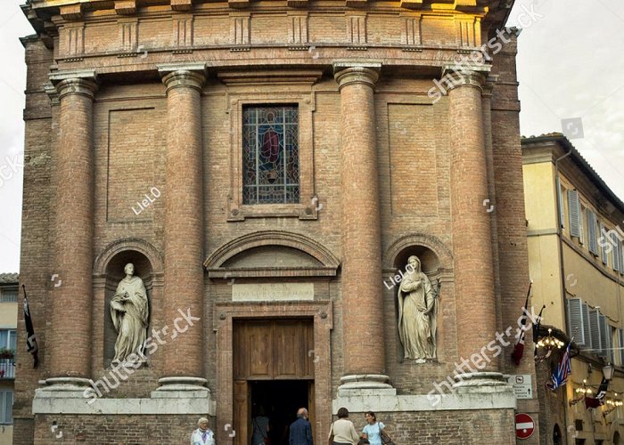 San Cristoforo Church San Cristoforo Piazza Tolomei Siena Stock Photo 691021207 ... photo