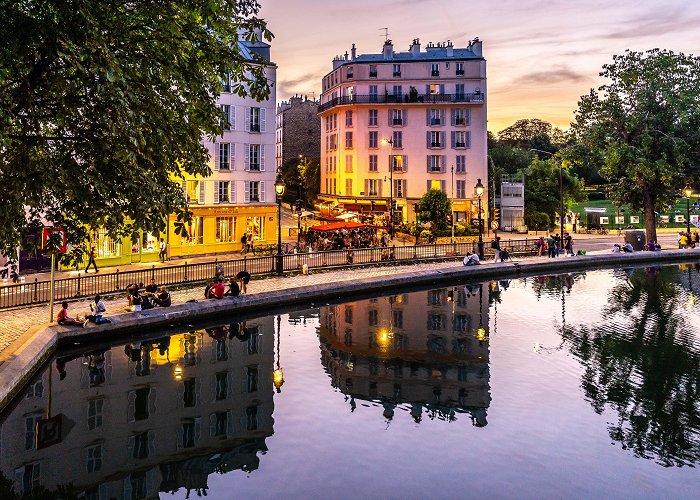 Canal Saint-Martin Paris, France: sunset over Canal Saint-Martin – Pierre P. Photography photo