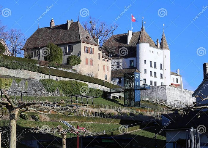 Chateau de Nyon Castle of Nyon Chateau De Nyon, Nyon, Switzerland Editorial ... photo