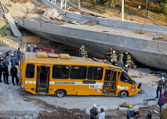 Independence Stadium At least two dead as overpass collapses in Brazilian World Cup ... photo