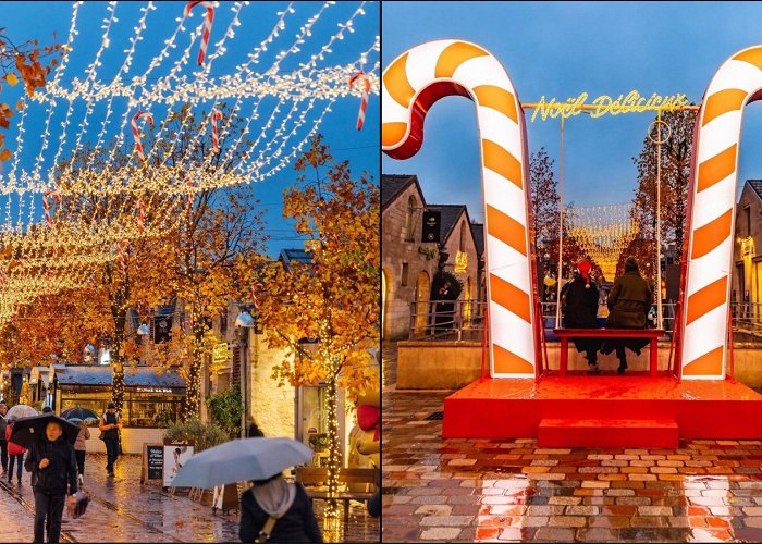 Bercy Village Christmas lights 2023-2024: candy cane skies and Christmas tales ... photo