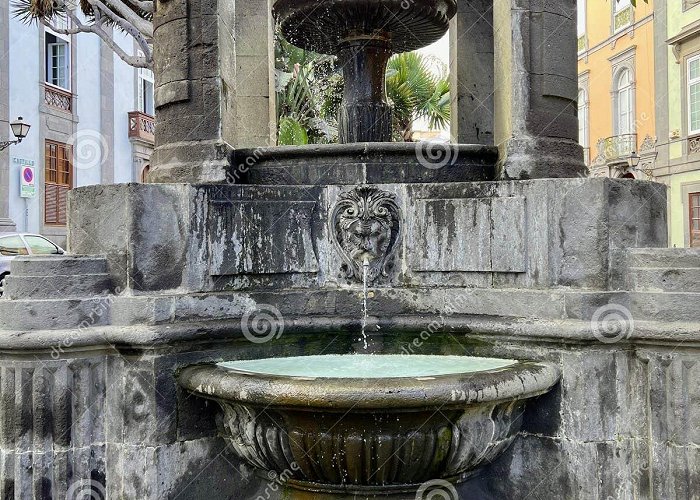 Parque Garcia Sanabria Fountain in Urban Park in Santa Cruz De Tenerife Stock Photo ... photo