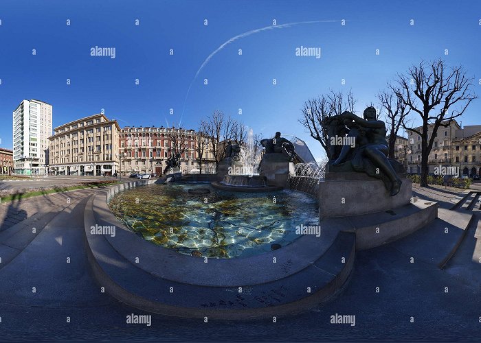 piazza solferino Fontana angelica hi-res stock photography and images - Alamy photo