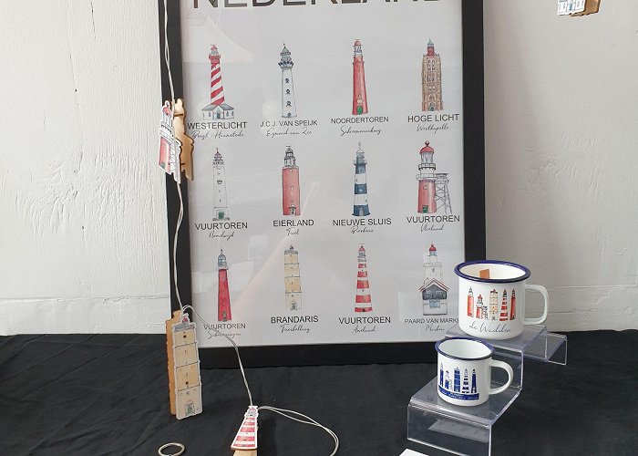 Hoge Vuurtoren van Westkapelle WADDEN LIGHTHOUSES CANDLE IN A CUP - JOYIN COLLECTION photo