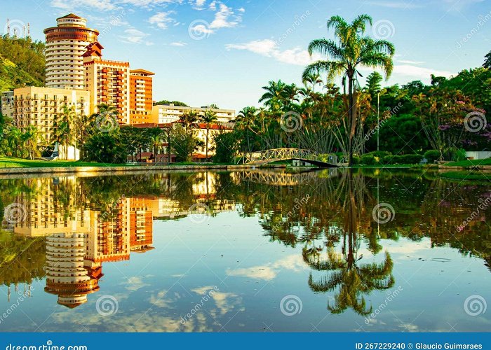 Adhemar de Barros Square Adhemar De Barros Square in the Center of Aguas De Lindoia Stock ... photo