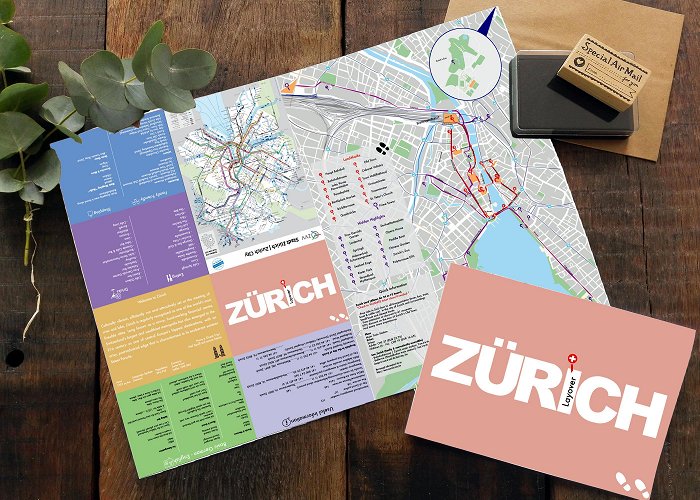 Waid City Hospital Map of Zurich :: Behance photo