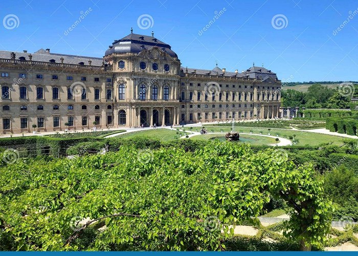 Würzburg Residence with the Court Gardens Würzburg Residence Court Garden Editorial Stock Image - Image of ... photo