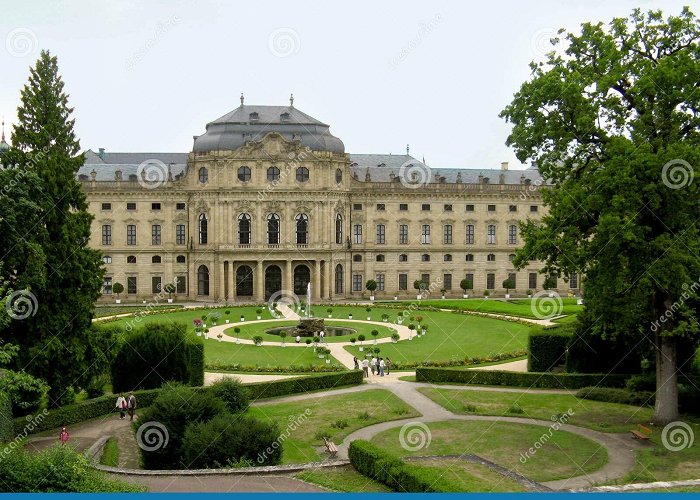 Würzburg Residence with the Court Gardens Wurzburg residence editorial stock photo. Image of sephia - 49634323 photo