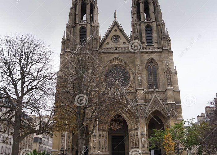 Sainte-Clotilde Church Sainte Clotilde Church the Basilica of Saint Clotilde Stock Photo ... photo