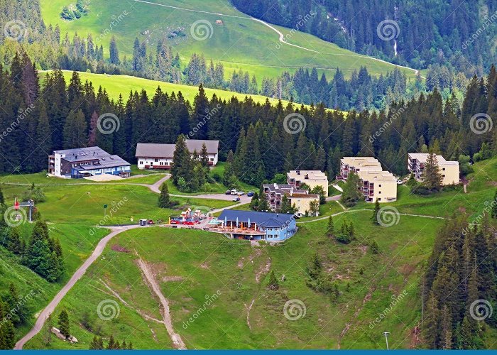 Fuederegg Tourist and Recreation Alpine Settlement Fuederegg Over the Iberig ... photo