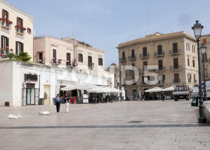 Mercantile Square Bari, Italy, view of Mercantile square | Stock Video | Pond5 photo