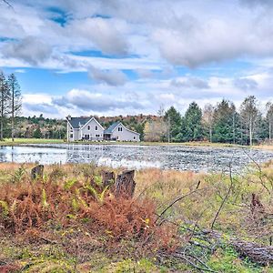 Spacious And Secluded Forksville Home Fire Pit Exterior photo