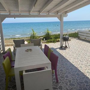 Seafront Beach House Villa Meneou Exterior photo