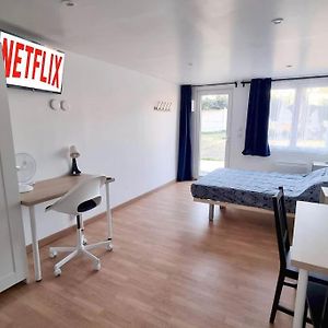 Studio En Rez De Jardin Avec Terrasse Privee - Le Petit Chateau Avesnois - Tv - Wifi - Logement Complet Apartment Avesnes-sur-Helpe Exterior photo