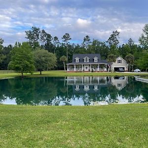 Country Villa Pool Hot Tub Game Room Pond Jacksonville Exterior photo