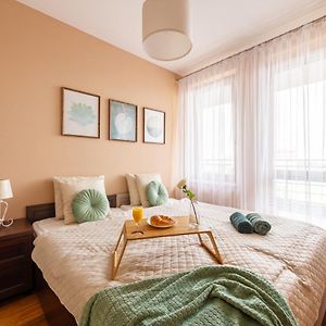 ~Comfortify~ Kingsize Bed, A/C, Wifi, Skylineview Apartment Warsaw Exterior photo