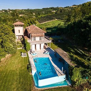 Villa Architetti Piemonte: Private Luxury with Infinity Pool Calamandrana Exterior photo