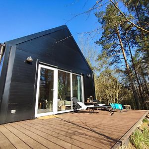 Modern Sauna Cabin In Horse Ranch Villa Liyeplauke Exterior photo