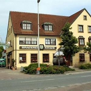 Brauerei Gasthof Kraus Hotel Hirschaid Exterior photo