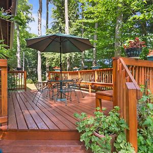 Beautiful Log Cabin Wooded Lake Access Interlochen Arts Academy Villa Exterior photo