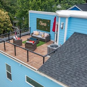 3 Level Rooftop Oasis Near Downtown Durham Villa Exterior photo