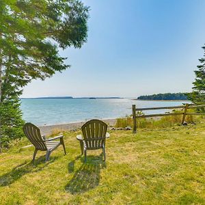 Waterfront Roque Bluffs Hideaway With Private Beach Villa Machias Exterior photo