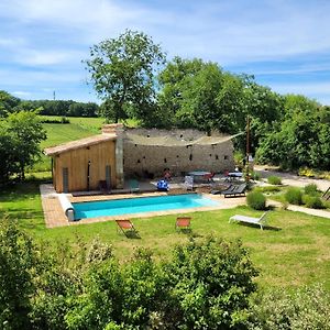 Gite Campagne Famille 15 Pers Piscine Chauffee Jeux Enfants Petanque Villa Saint-Sauvy Exterior photo