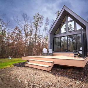 Gorgeous Modern Chalet In The Woods Villa Wellston Exterior photo