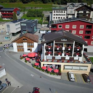 Hotel Restaurant La Furca Disentis Exterior photo